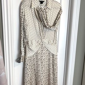 Club Monaco Pink and Black Dress